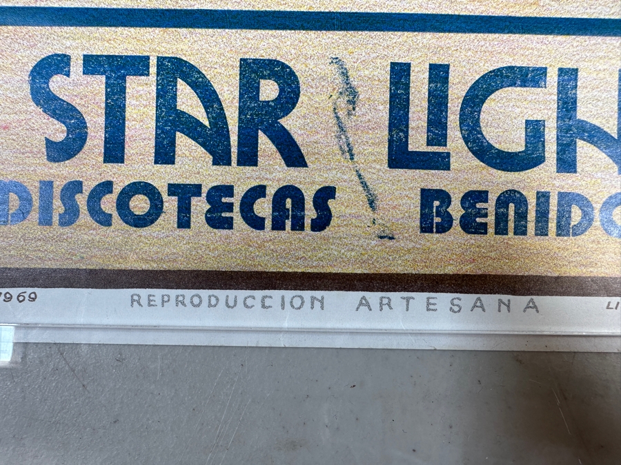 Vintage 1987 Spanish Bullfight Poster Plaza De Toros Benidorm Signed By Toreros Bullfighters 13.5 X 29 [Photo 11]