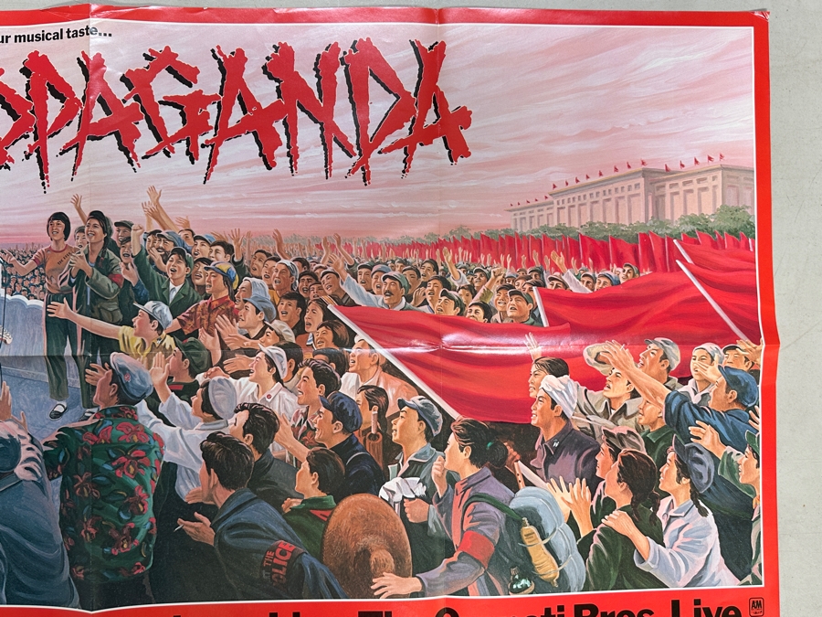 Propaganda A&M Records Record Store Promotional Poster 32.5 X 22 [Photo 6]