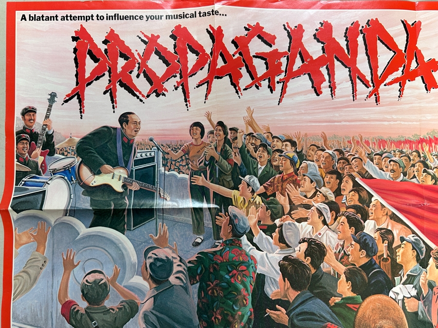 Propaganda A&M Records Record Store Promotional Poster 32.5 X 22 [Photo 2]