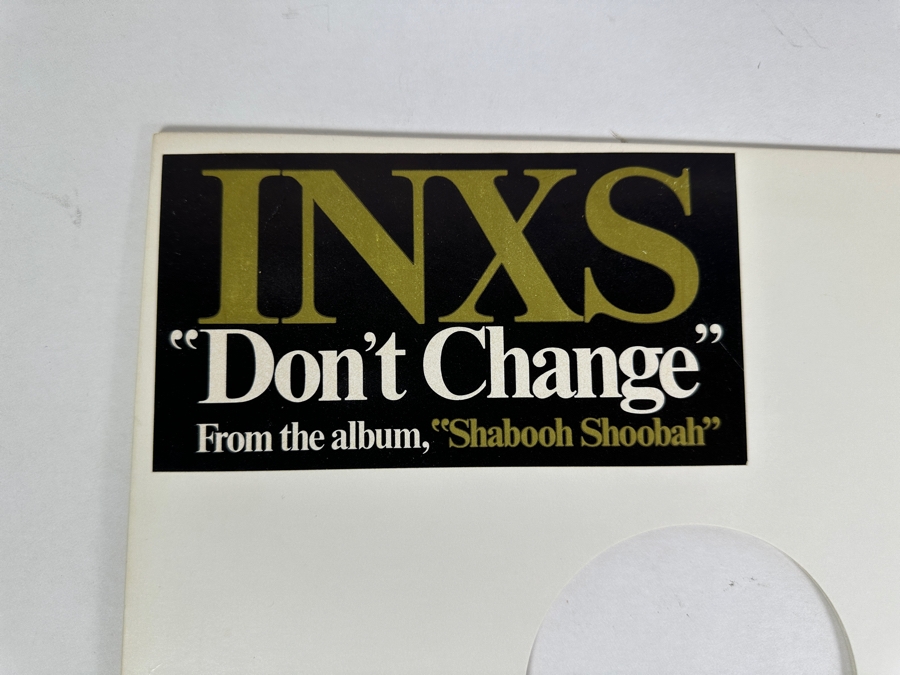 Vintage 1982 INXS - Don't Change ATCO Records PR 499 Vinyl Record Promo Copy [Photo 2]