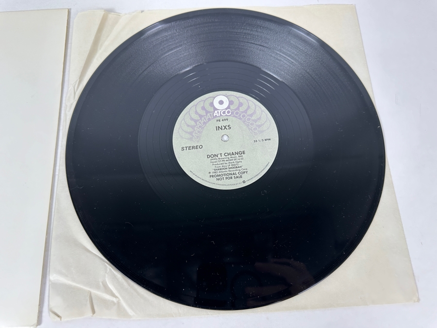 Vintage 1982 INXS - Don't Change ATCO Records PR 499 Vinyl Record Promo Copy [Photo 5]