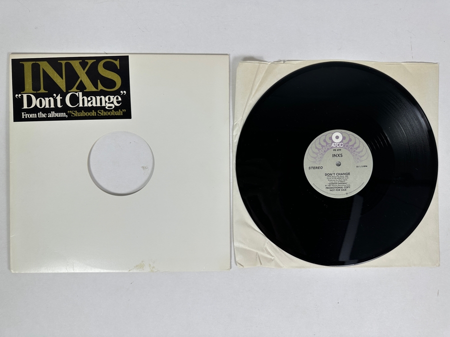 Vintage 1982 INXS - Don't Change ATCO Records PR 499 Vinyl Record Promo Copy [Photo 1]