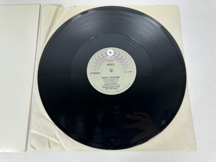 Vintage 1982 INXS - Don't Change ATCO Records PR 499 Vinyl Record Promo Copy [Photo 3]