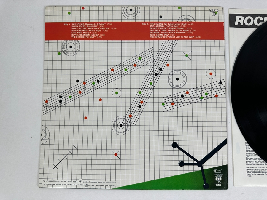 Vintage 1980 Rock' 80 CBS Records: The Police, Joe Jackson, Squeeze & More Vinyl Record Holland Import [Photo 4]