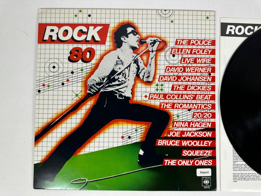 Vintage 1980 Rock' 80 CBS Records: The Police, Joe Jackson, Squeeze & More Vinyl Record Holland Import [Photo 2]