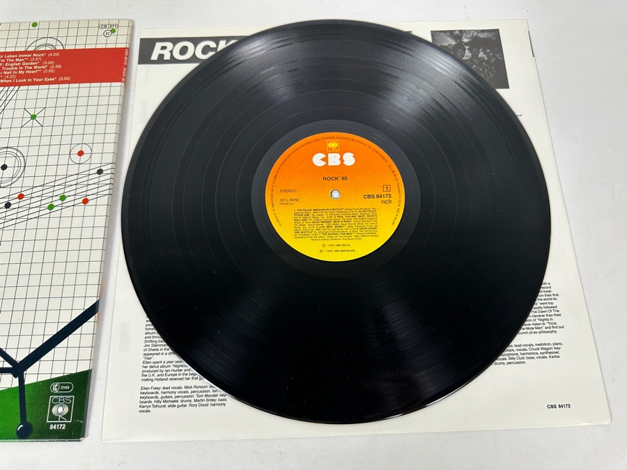 Vintage 1980 Rock' 80 CBS Records: The Police, Joe Jackson, Squeeze & More Vinyl Record Holland Import [Photo 5]