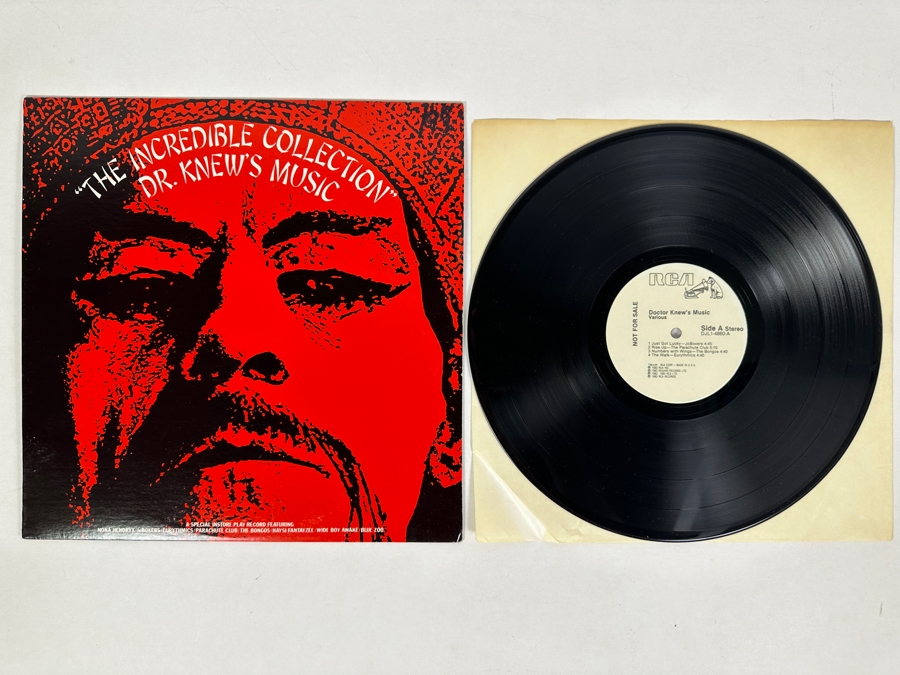 Vintage 1983 Doctor Knew's Music Compilation RCA Records DJL1-4860 Vinyl Record Promo Copy [Photo 1]