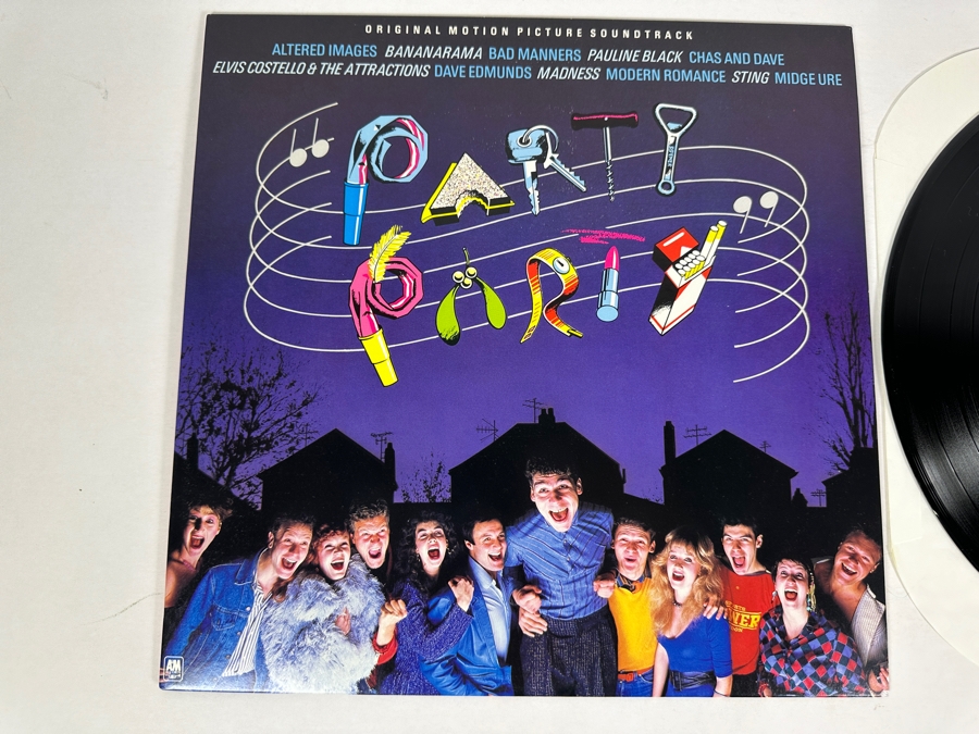 Vintage 1982 Party Party Movie Soundtrack Various Artists A&M Records SP-3212 Vinyl Record [Photo 2]