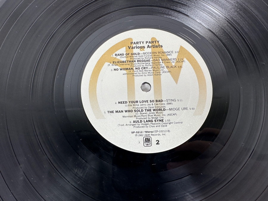 Vintage 1982 Party Party Movie Soundtrack Various Artists A&M Records SP-3212 Vinyl Record [Photo 8]