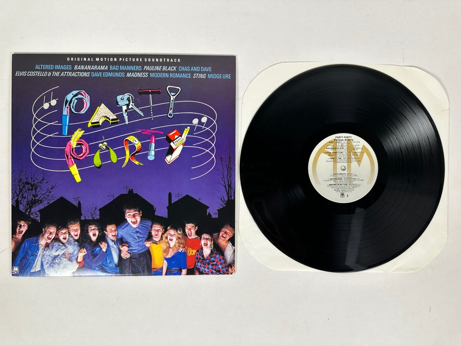 Vintage 1982 Party Party Movie Soundtrack Various Artists A&M Records SP-3212 Vinyl Record [Photo 1]