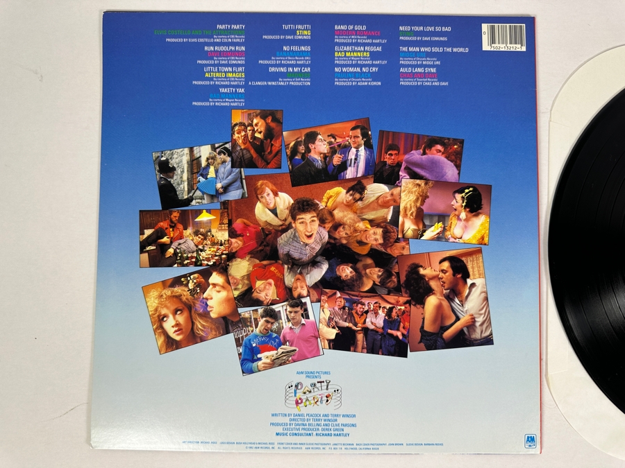Vintage 1982 Party Party Movie Soundtrack Various Artists A&M Records SP-3212 Vinyl Record [Photo 3]