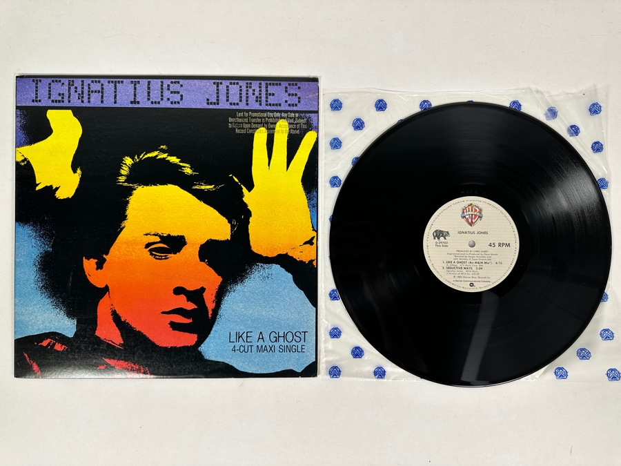 Vintage 1982 Ignatius Jones - Like A Ghost Warner Bros Records 0-29703 Vinyl Record [Photo 1]