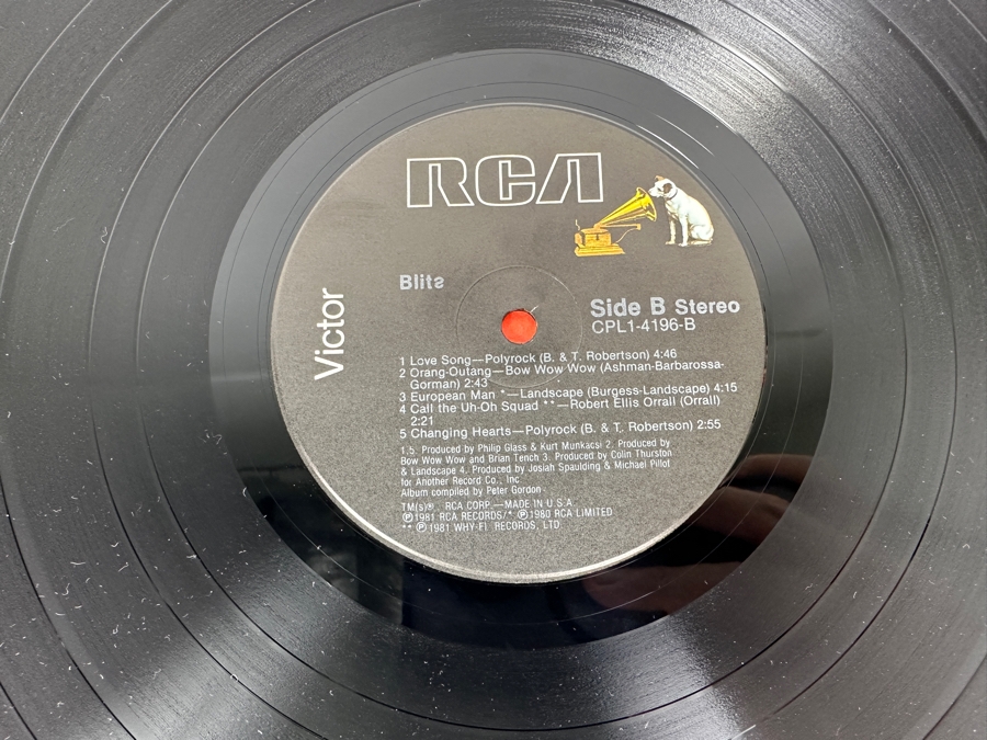 Vintage 1981 Blitz Compilation RCA Records CPL1-4196 Vinyl Record [Photo 7]