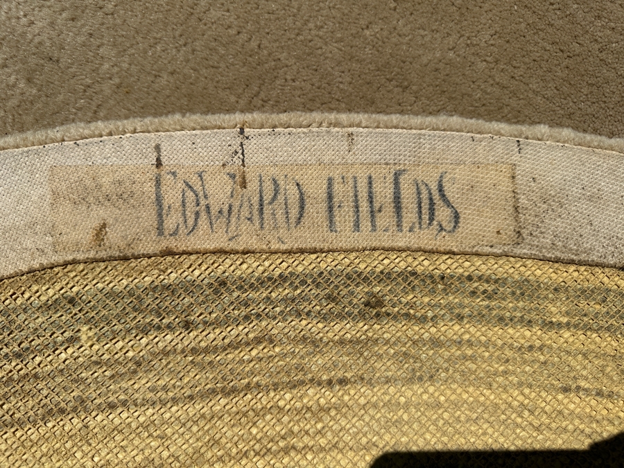 Vintage Mid-Century Edward Fields Round Wool Area Rug 8'W [Photo 8]