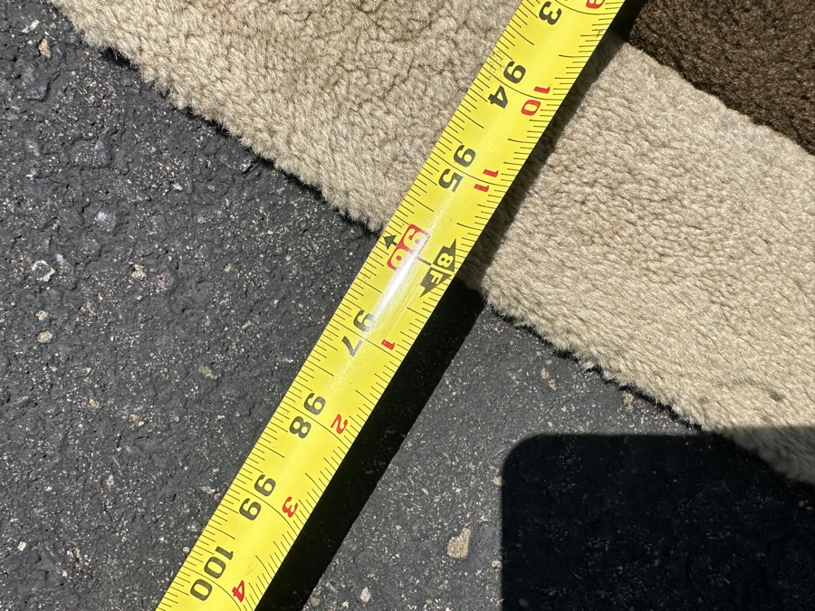 Vintage Mid-Century Edward Fields Round Wool Area Rug 8'W [Photo 9]