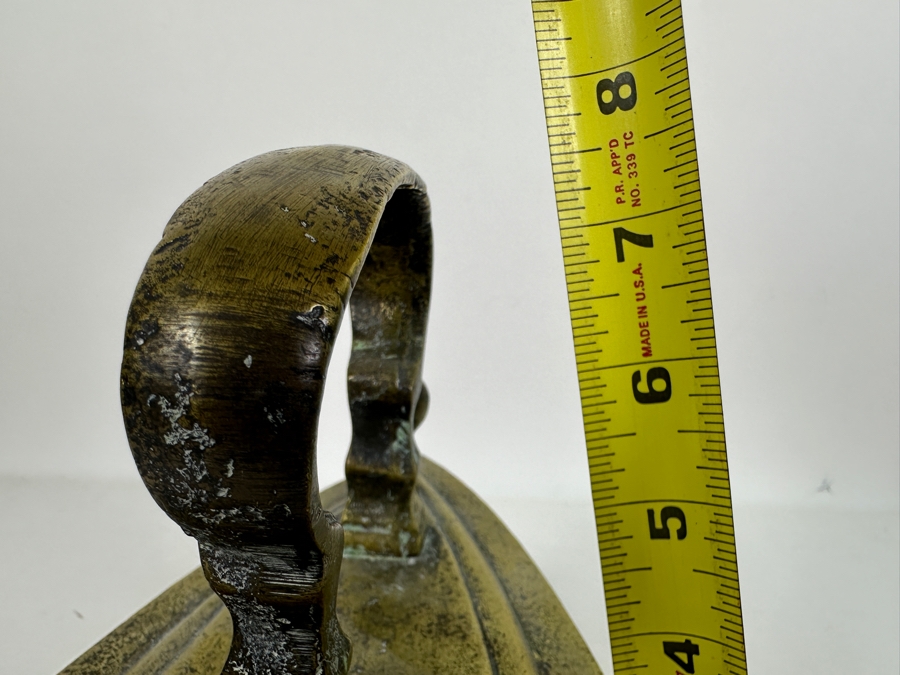 Old Brass Iron Marked EI 7W X 4D X 7.5H [Photo 7]
