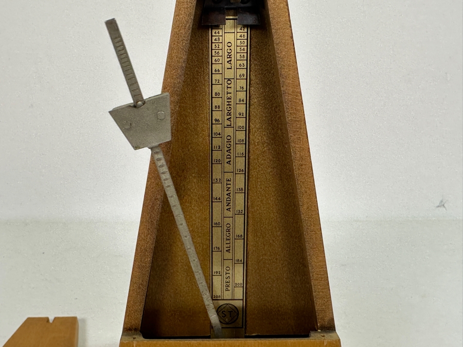 Vintage Seth Thomas Mechanical Wind-up Metronome Working 9H [Photo 4]