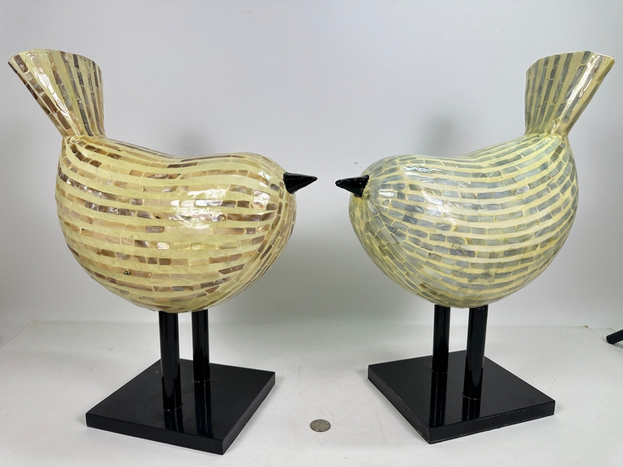 Pair Of Decorative Bird Sculptures 17'H [Photo 4]