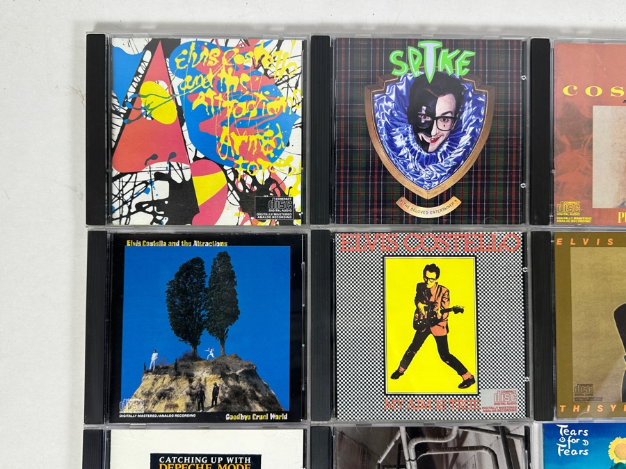 (19) Music CDs: Elvis Costello, Depeche Mode, Tears For Fears & Peter Gabriel [Photo 2]