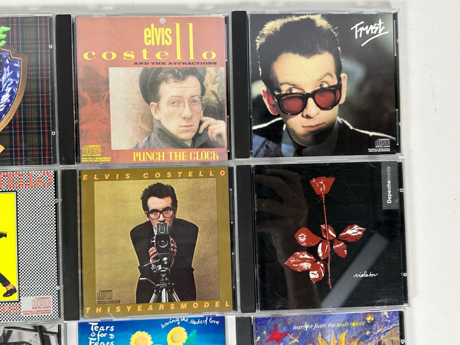 (19) Music CDs: Elvis Costello, Depeche Mode, Tears For Fears & Peter Gabriel [Photo 3]