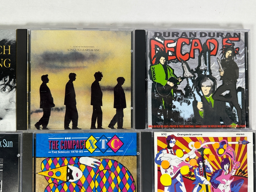 (12) Music CDs: Echo & The Bunnymen, Ian McCulloch, Duran Duran, X & XTC [Photo 3]
