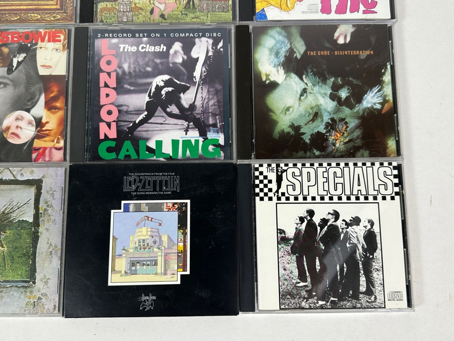 (16) Music CDs: Aerosmith, The Who, Violent Femmes, Ramones, Talking Heads, The The, David Bowie, The Clash, The Cure [Photo 5]