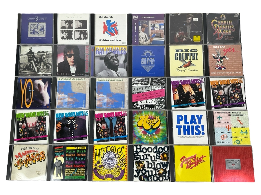 (30) Music CDs: Various Artists - See Photos [Photo 1]