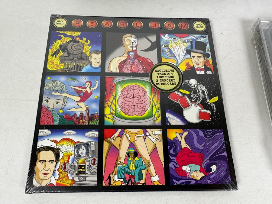 (10) Music CDs: Sealed Copy Of Pearl Jam - Back Spacer, Sealed Copy Of U2 - The Best Of 1990-2000, New Order, The Replacements & The Rolling Stones [Photo 2]