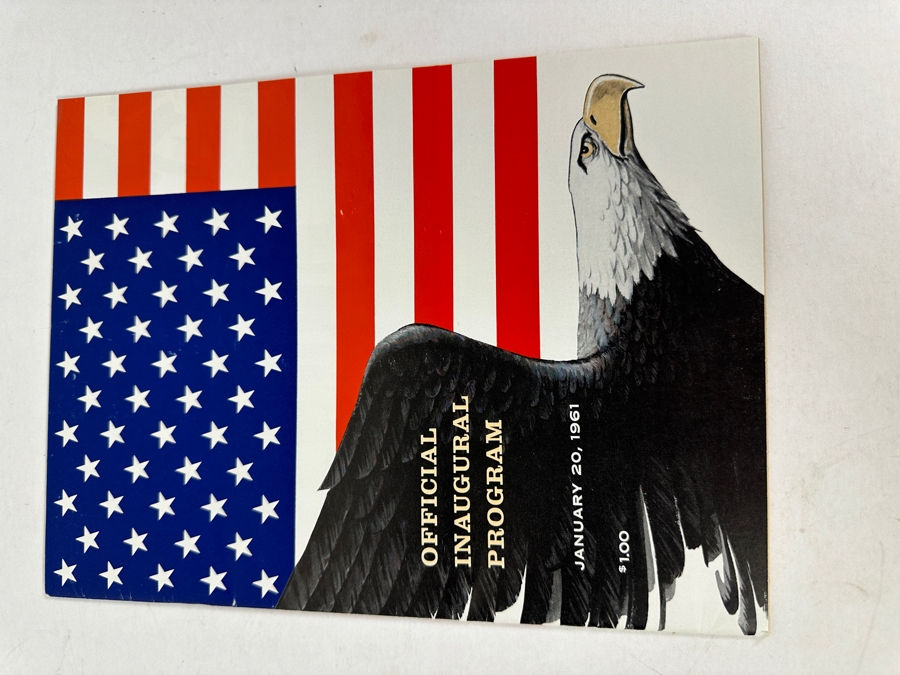 Just Added - Vintage 1961 Official Inaugural Program Of John F. Kennedy & Lyndon B. Johnson [Photo 2]