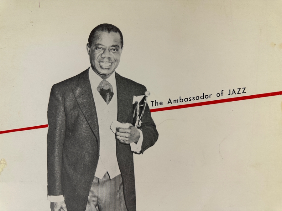 Just Added - Vintage Louis Armstrong (The Ambassador Of JAZZ) And His Concert Group Program [Photo 3]
