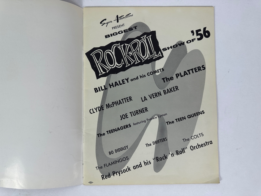 Just Added - Biggest Rock And Roll Show Of 1956 Souvenir Program Pictorial Album Presented By Super Attractions [Photo 3]