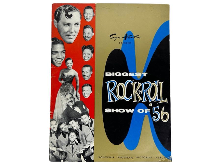 Just Added - Biggest Rock And Roll Show Of 1956 Souvenir Program Pictorial Album Presented By Super Attractions [Photo 2]