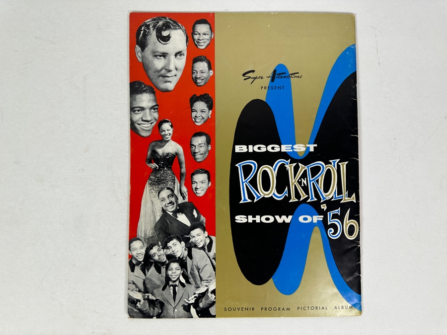 Just Added - Biggest Rock And Roll Show Of 1956 Souvenir Program Pictorial Album Presented By Super Attractions [Photo 16]