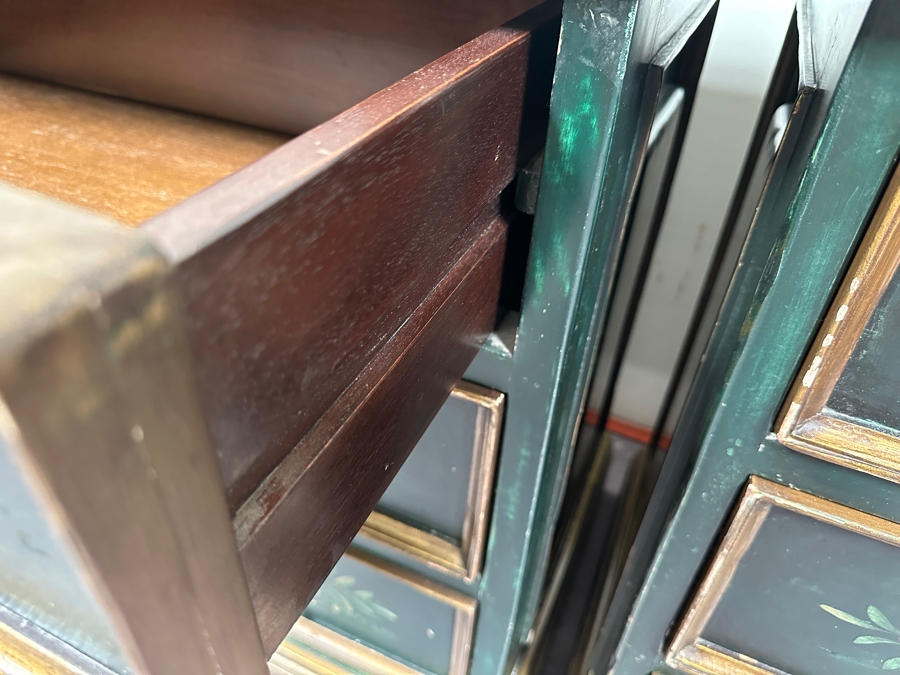 Just Added - Pair Of Wooden South Cone Trading Company Nightstands Hand Made In Peru 29.5W X 16.5D X 28H [Photo 7]