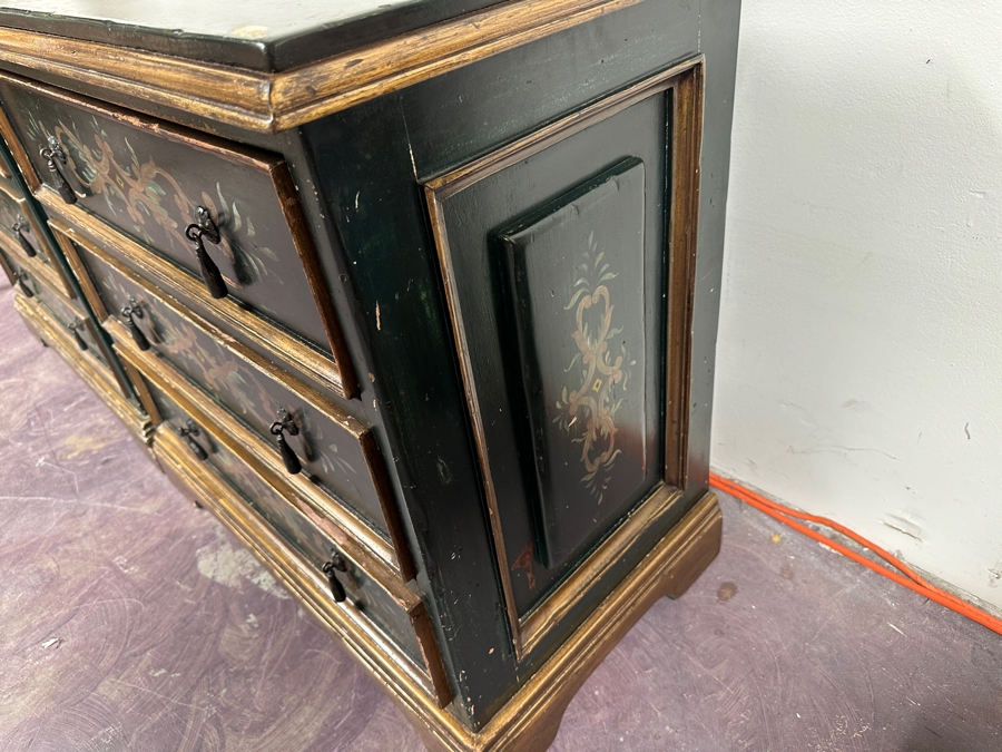 Just Added - Pair Of Wooden South Cone Trading Company Nightstands Hand Made In Peru 29.5W X 16.5D X 28H [Photo 8]