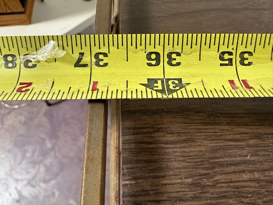 Just Added - Vintage Mid-Century Metal Bookshelves 37W X 9.5D X 58H [Photo 5]