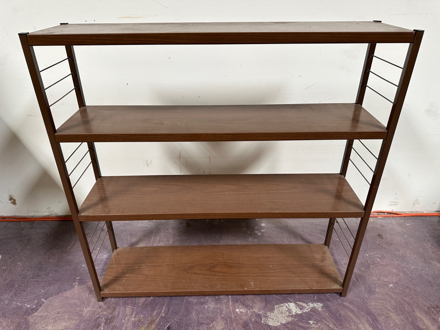 Just Added - Vintage Mid-Century Metal Bookshelves 35W X 9D X 36H [Photo 3]