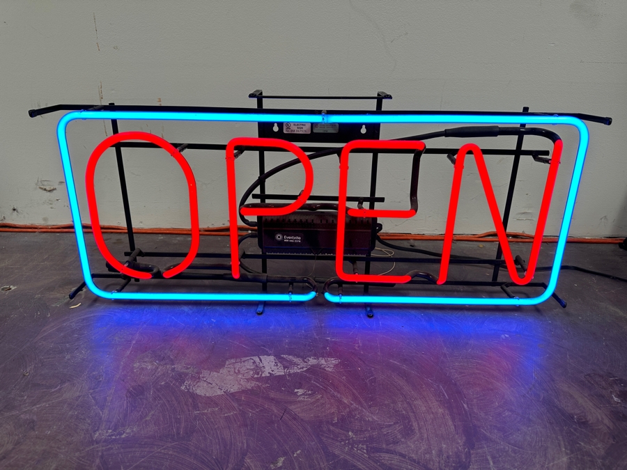 Just Added - Everbrite Electric Neon 'OPEN' Storefront Sign 35W X 4D X 15H [Photo 3]