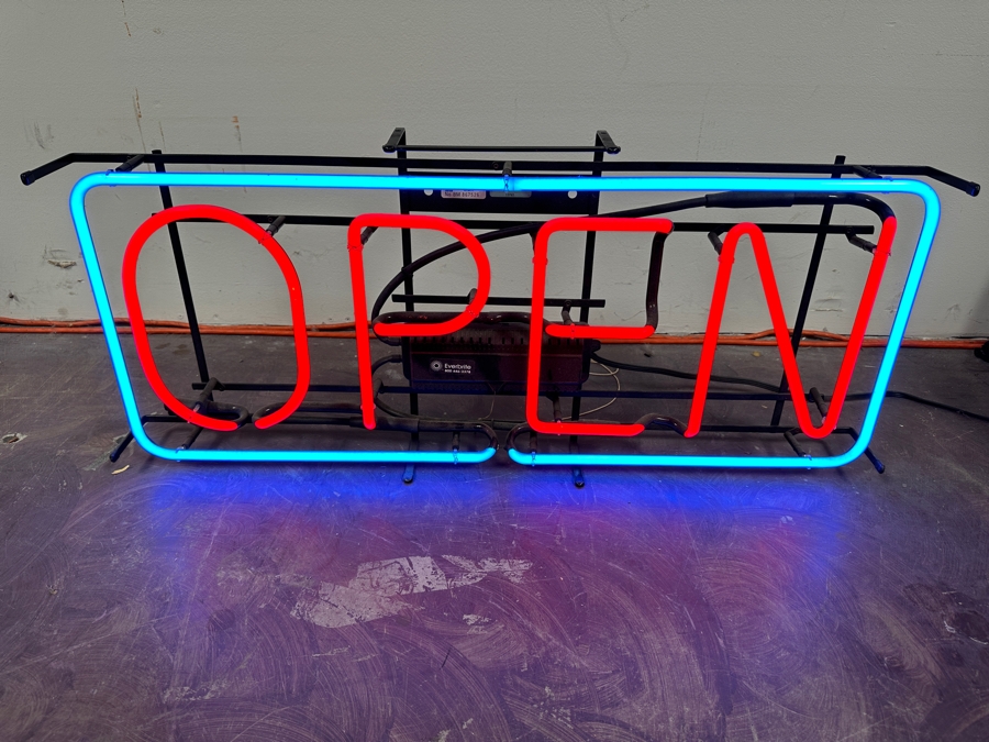 Just Added - Everbrite Electric Neon 'OPEN' Storefront Sign 35W X 4D X 15H [Photo 2]