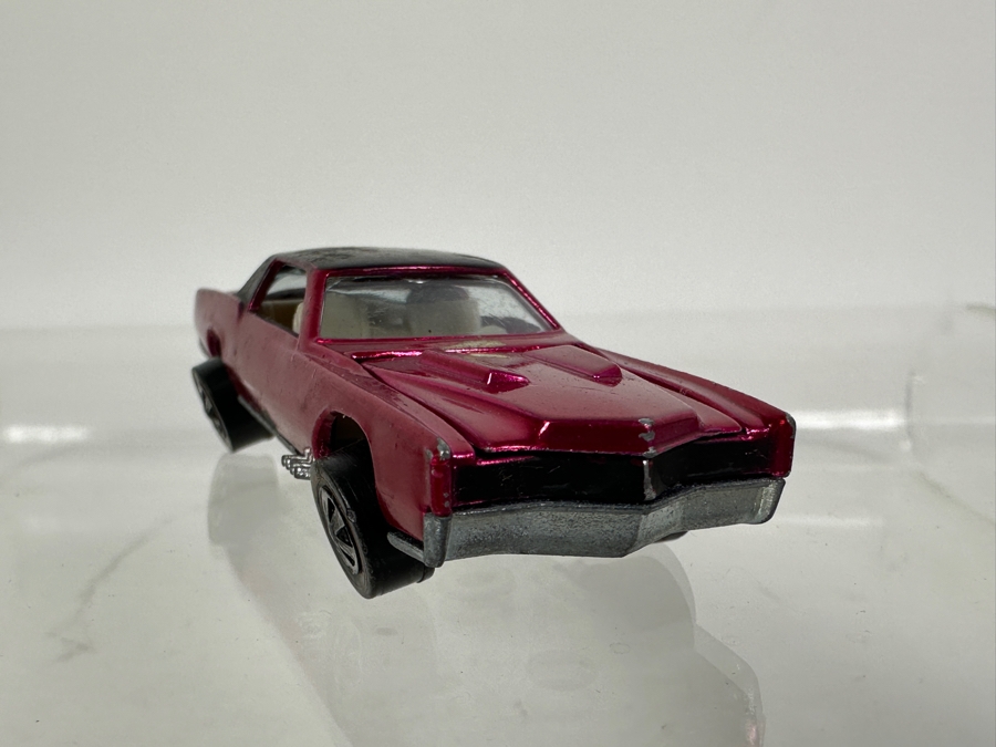 Just Added - Vintage 1968 Hot Wheels Custom Eldorado Car Pinkish Red [Photo 9]