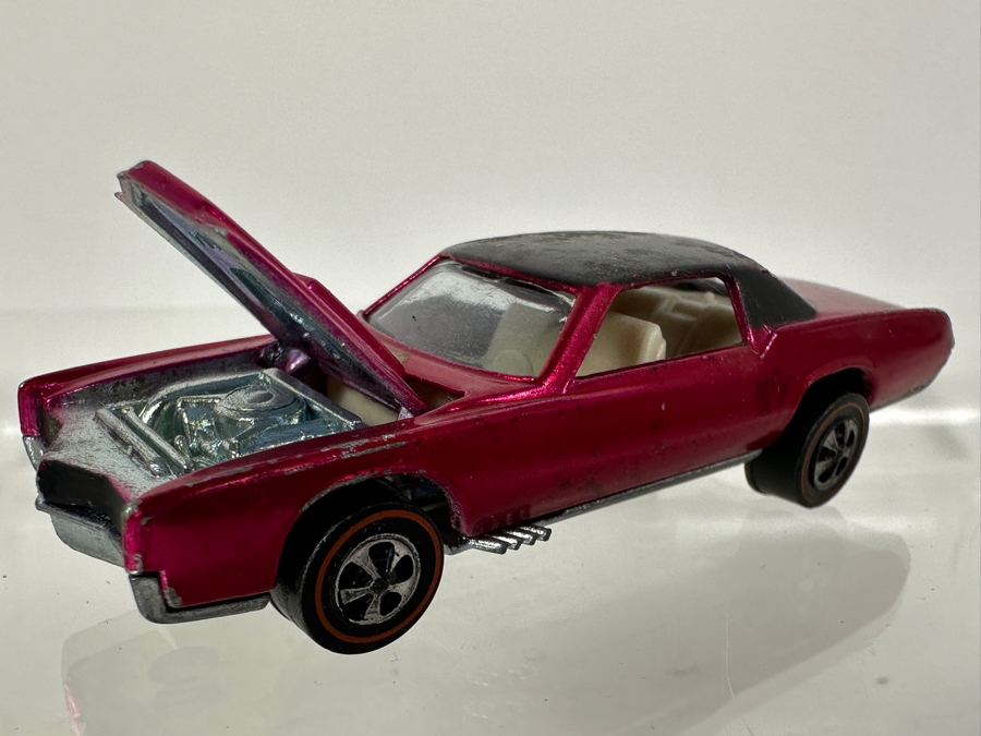 Just Added - Vintage 1968 Hot Wheels Custom Eldorado Car Pinkish Red [Photo 6]