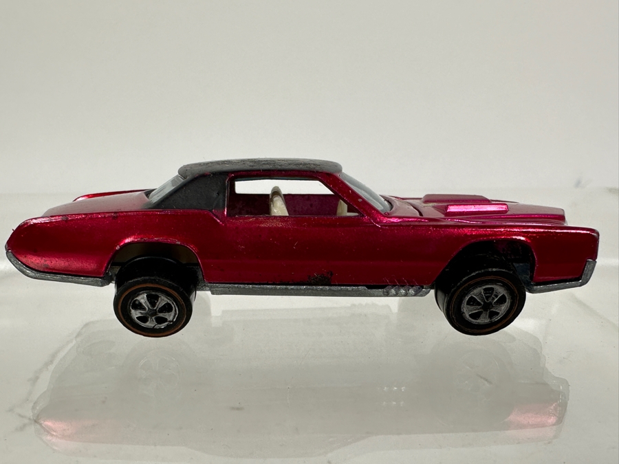 Just Added - Vintage 1968 Hot Wheels Custom Eldorado Car Pinkish Red [Photo 10]