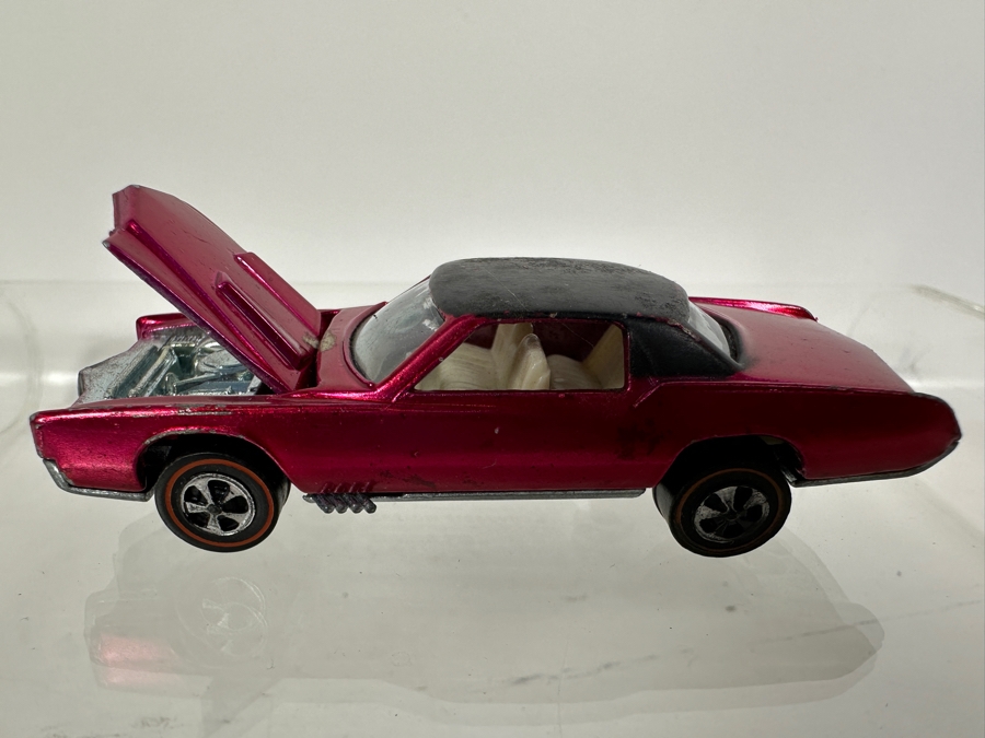 Just Added - Vintage 1968 Hot Wheels Custom Eldorado Car Pinkish Red [Photo 3]