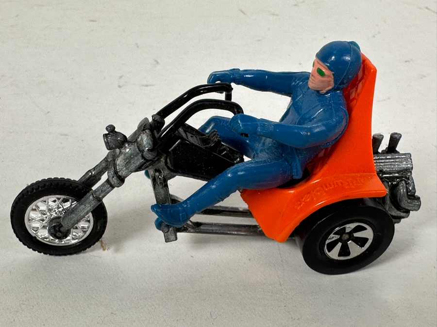 Just Added - Vintage Hot Wheels Rrrumblers 3-Squealer Motorcycle Toy [Photo 3]