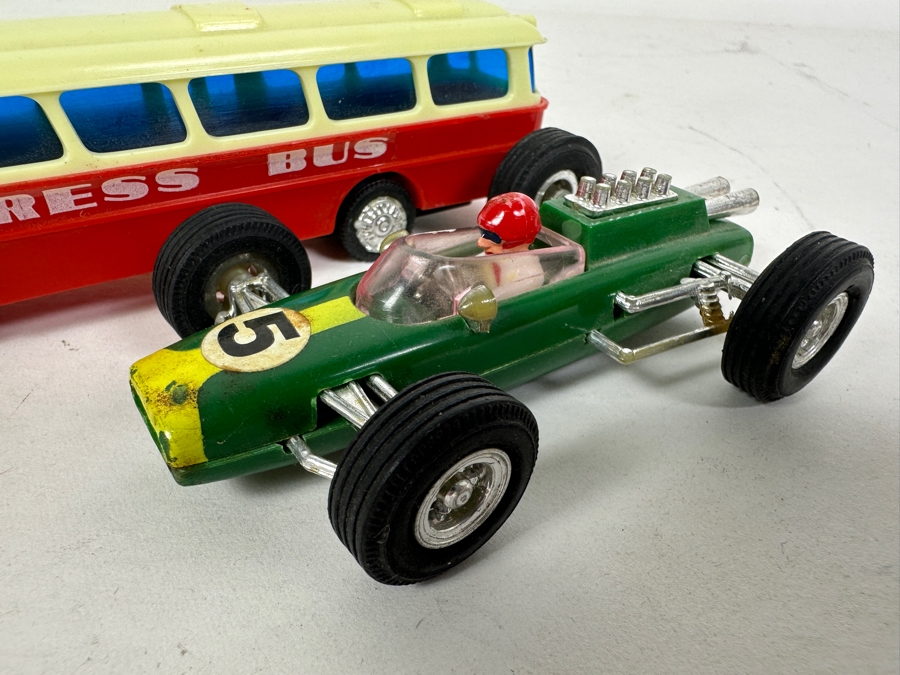 Vintage Hong Kong Toy Cars & Express Bus [Photo 2]