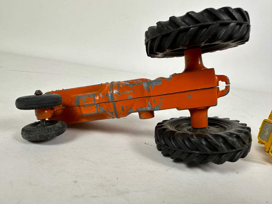 Vintage Hubley Cast Iron Tractor & Matchbox Foden Dumper Truck No. 5 [Photo 8]