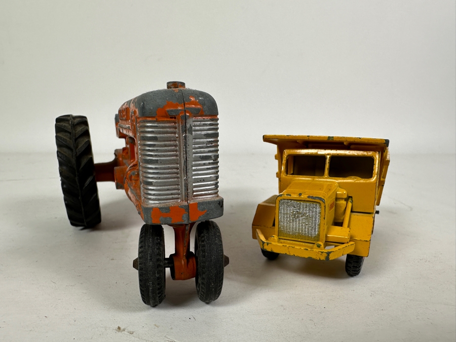 Vintage Hubley Cast Iron Tractor & Matchbox Foden Dumper Truck No. 5 [Photo 6]