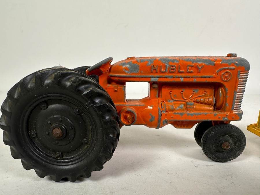 Vintage Hubley Cast Iron Tractor & Matchbox Foden Dumper Truck No. 5 [Photo 3]