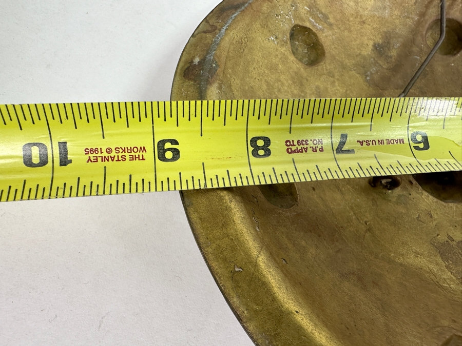 Antique Pair Of Peurise Teumaga / Lembaga Aceh, Indonesia Shields Brass 9'W [Photo 9]