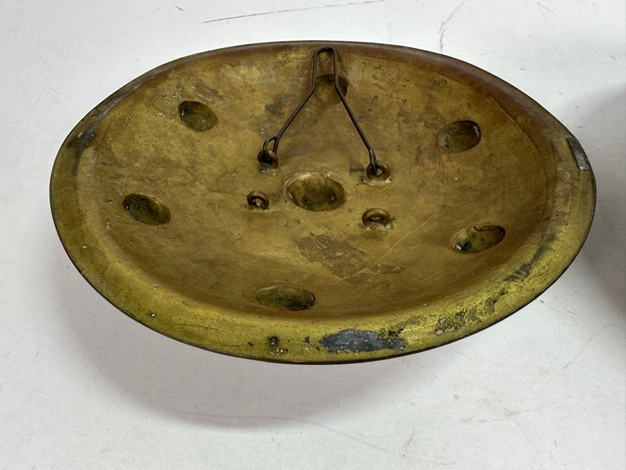 Antique Pair Of Peurise Teumaga / Lembaga Aceh, Indonesia Shields Brass 9'W [Photo 7]